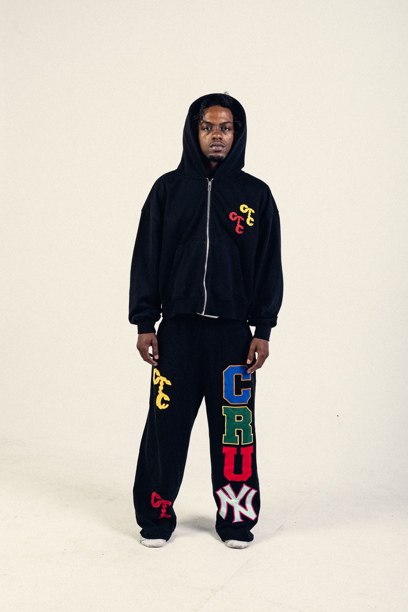 Black ‘Crum NY’ Sweatsuit