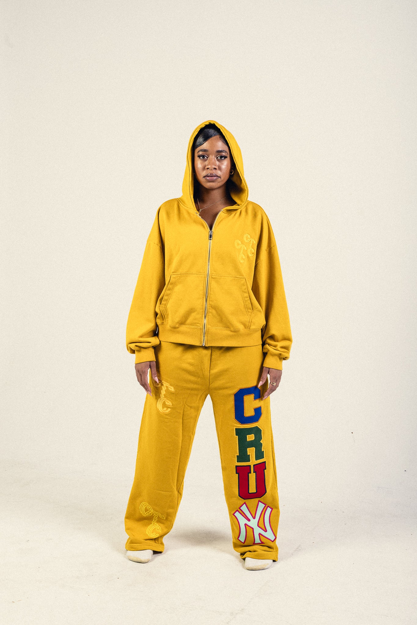 Yellow ‘Crum NY’ Sweatsuit