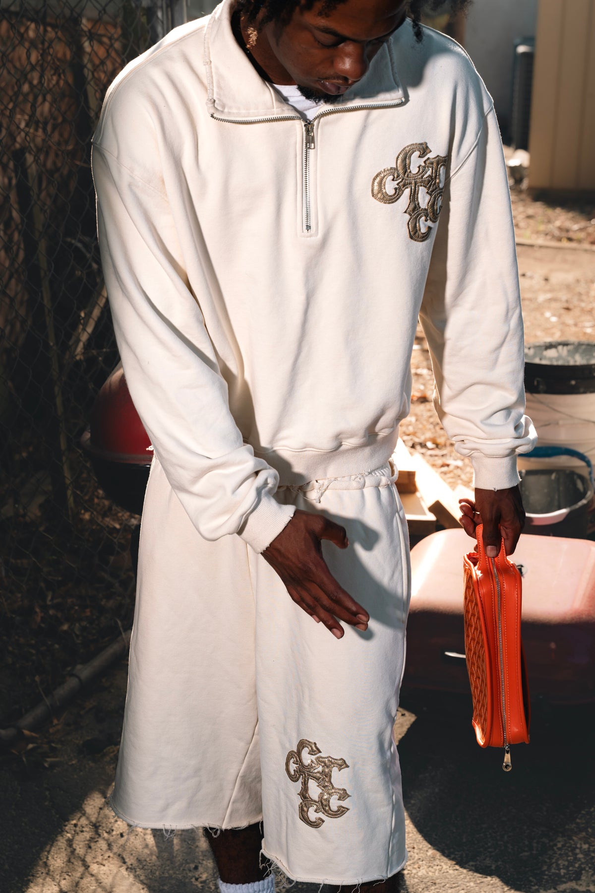 CTC QuarterZip Set ‘Cream’