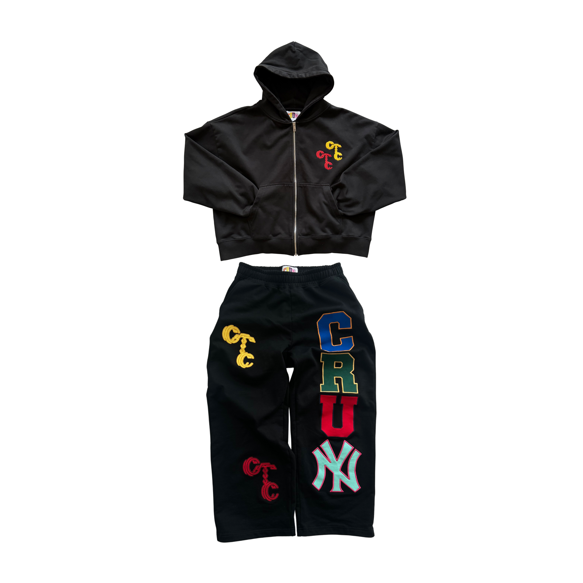 Black ‘Crum NY’ Sweatsuit